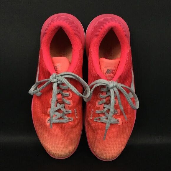 Nike Flex Supreme TR 5 -Womens Sz 7-Pink Ombre -Running/Jogging Shoes 898472-600 - Picture 4 of 10
